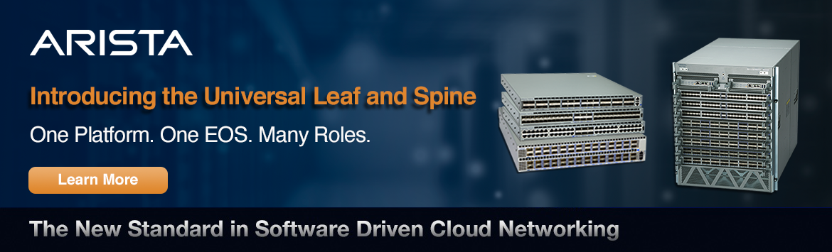 Arista Software Driven Cloud Networking