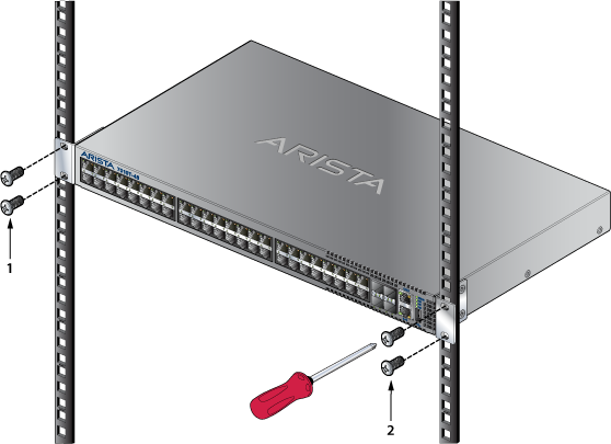 Arista KIT-7010 Rack Mount Kit – ASY-01408 For DCS-7010T-48 – Used W/ 90 Day Warranty