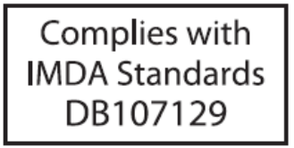 Singapore IMDA Registration Mark