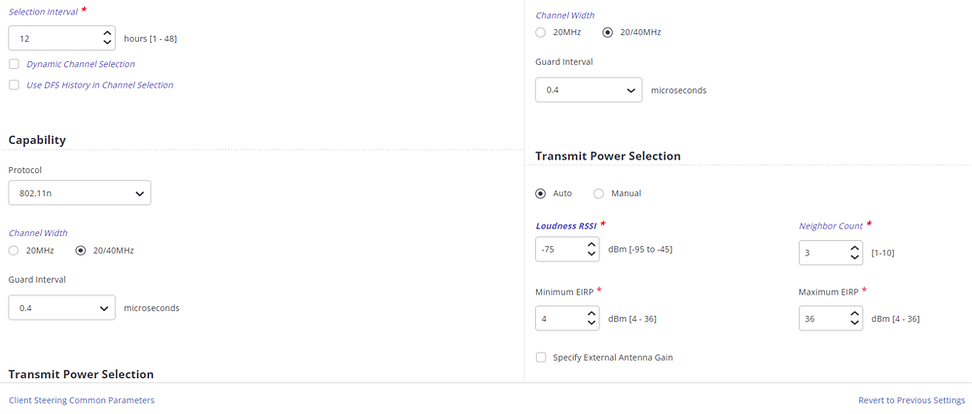Dual 5 GHz configuration
