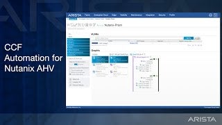 CCF Automation for Nutanix AHV